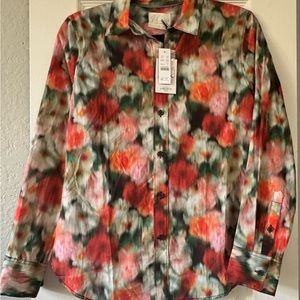 NWT J.Crew Liberty Slim Fit Hazy Days Floral Button Down Shirt -Size 6 Slim